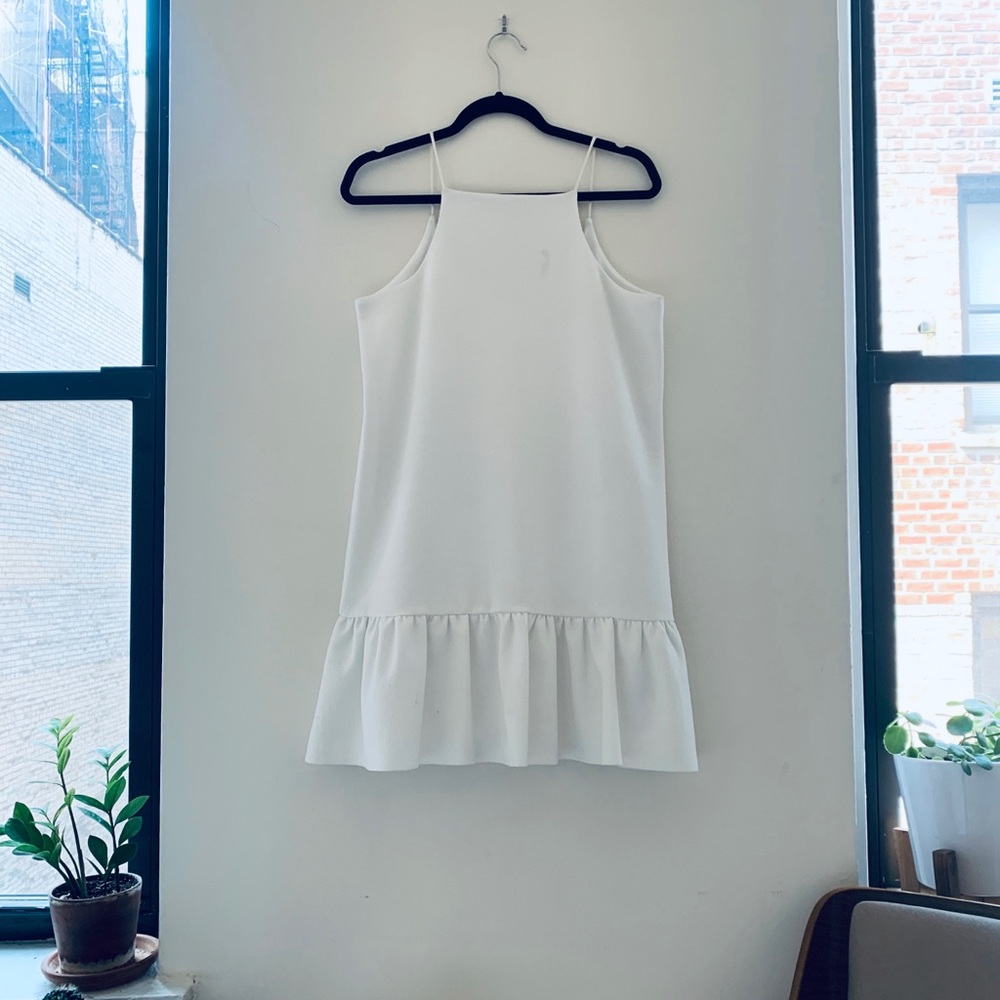 Zara east ruffle dress